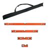 Torpedo Level, 4-Piece Included 4/12/24/40 in, Magnetic Leveler Tool Set Aluminum Alloy, with Clear 3 Green Vials, Hanging Hole