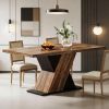 Dining Table, Wood Kitchen Dinner Table for 4-6