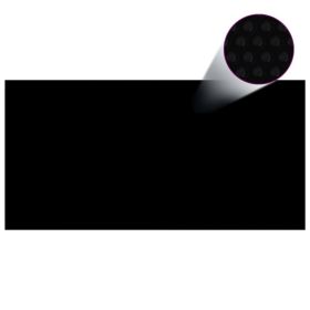 Pool Cover Black Polyethylene 216.1 x 107.9 in Durable