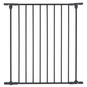 1 Piece 70*80*2cm Side Extension Piece Fireplace Fence Black