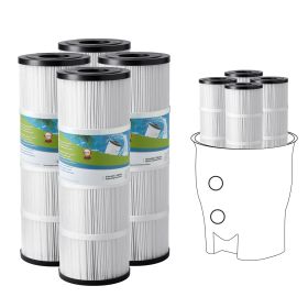 Pool Filter Cartridge, 4x 80 Sq. Ft, Spa Hot Tub Filter Cartridge Replacement, Compatible with Pentair CCP320, Pleatco PCC80-PAK4