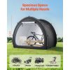 Bike Storage Tent, 4 to 5 Bikes, Outdoor Spacious Bike Storage Tent with Ventilated Window