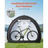 Bike Storage Tent, 4 to 5 Bikes, Outdoor Spacious Bike Storage Tent with Ventilated Window