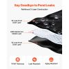 20 x 20 ft Pond Liner, 14 Mil Thickness, 3-Layer Reinforced PE Fish Koi Pond Liner for Outdoor Ponds, with Hemmed Edge and 4 Metal Buttonholes